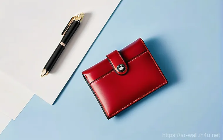 카스텔바작의 아트워크 지갑 리뷰 - **Prompt 1: Artistic Expression in Hand**
    A close-up, dynamic shot of an elegantly manicured han...