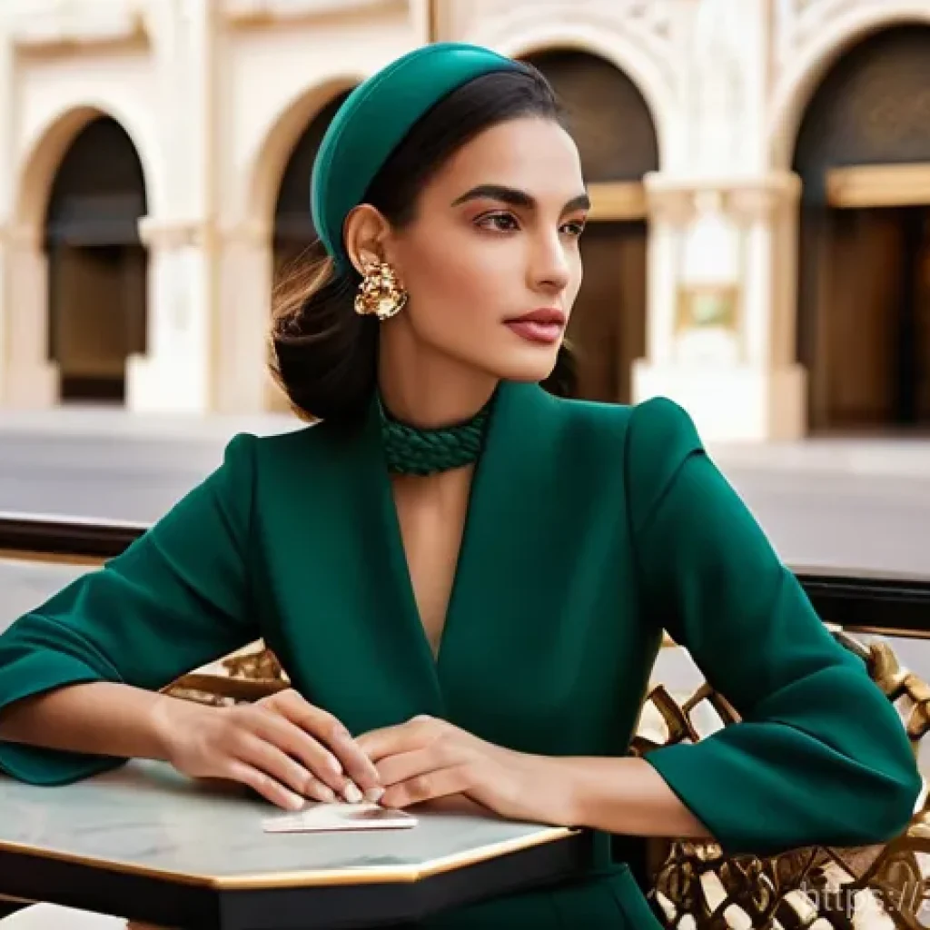 구찌 재키 카드 지갑과 GG 마몬트 비교 - **Prompt for Jackie Cardholder: "Timeless Elegance in a Classic Setting"**
    "A sophisticated Arab...