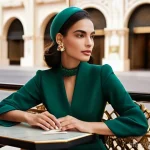 구찌 재키 카드 지갑과 GG 마몬트 비교 - **Prompt for Jackie Cardholder: "Timeless Elegance in a Classic Setting"**
    "A sophisticated Arab...