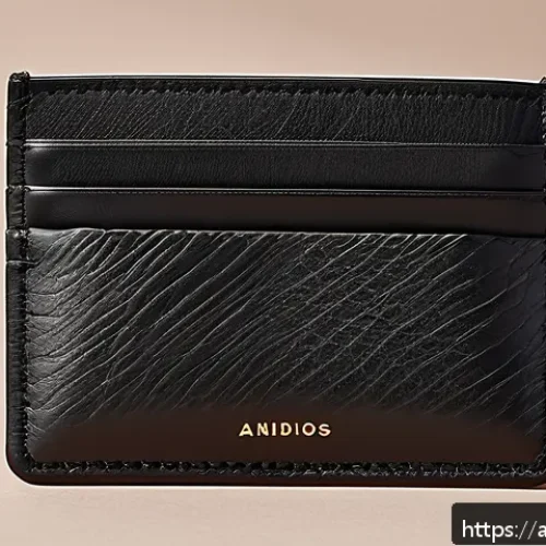 아크네 스튜디오 미니멀 카드 지갑 추천 - A high-quality, compact Acne Studios card holder made from smooth Napa leather in classic black, sho...