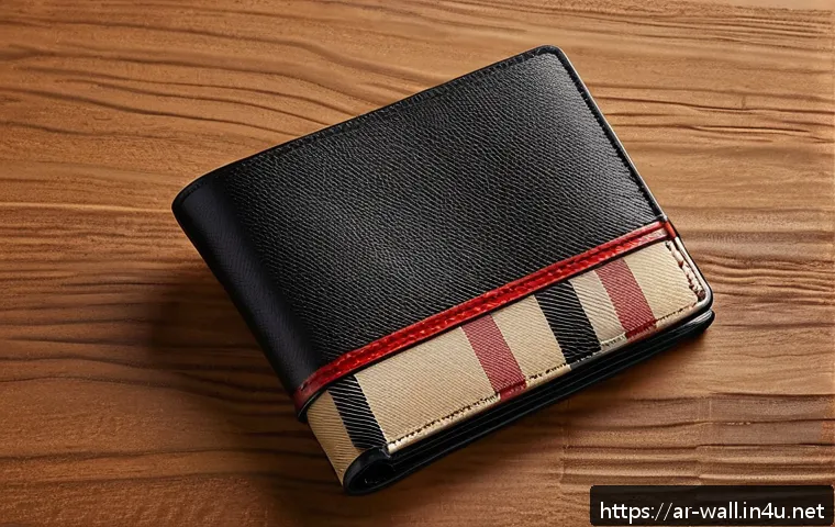 버버리 빈티지 체크 지갑 추천 - A luxurious Burberry wallet showcasing the classic Vintage Check pattern in beige, red, and black to...